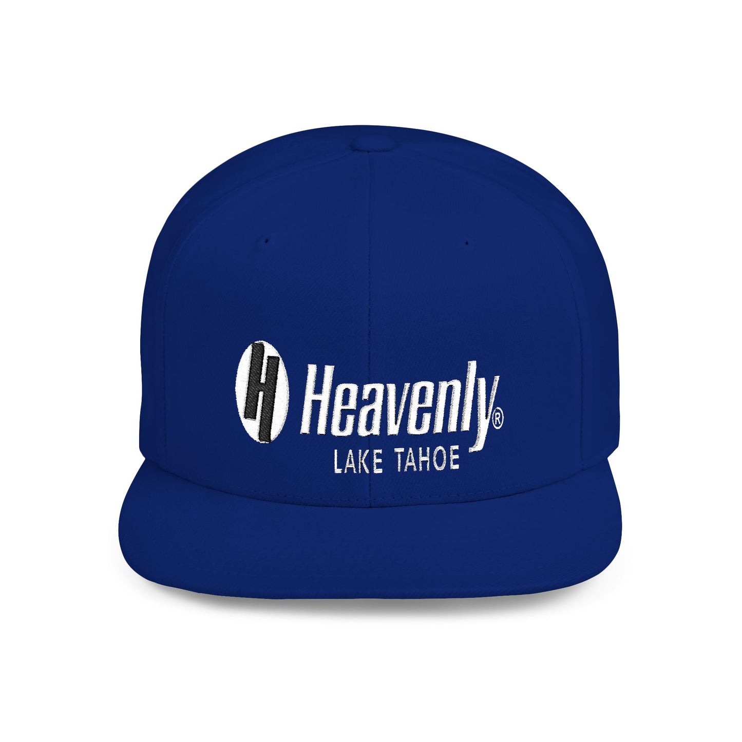 Heavenly Lake Tahoe Flat Bill Snapback - Stylish Cap for Outdoor Adventures