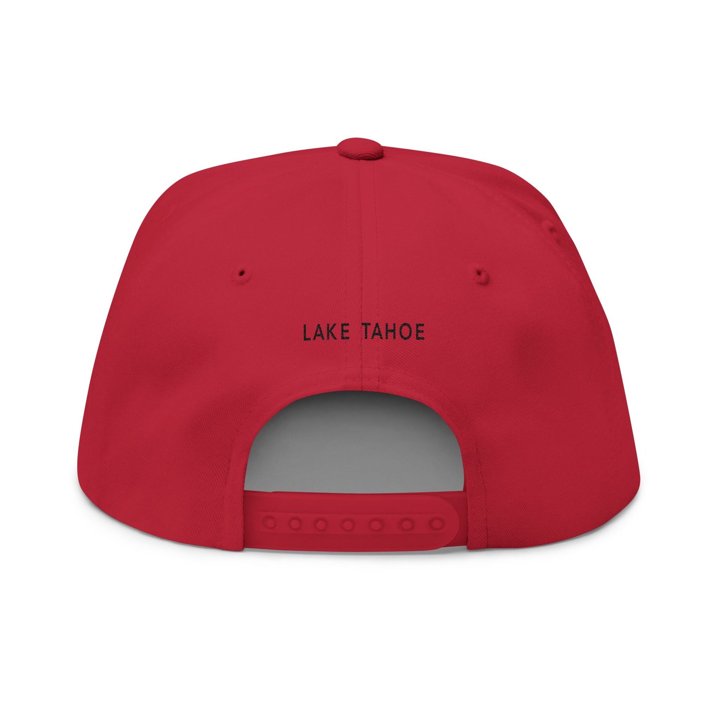 Heavenly Lake Tahoe Flat Bill Cap - Stylish Embroidered Snapback for Outdoor Adventures