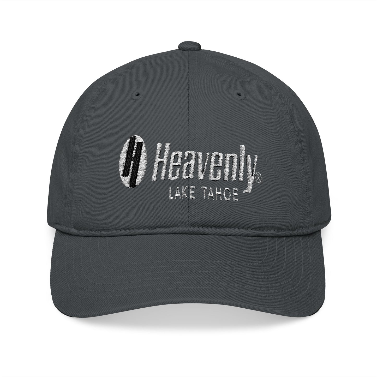 Embroidered Organic Baseball Cap - Heavenly Lake Tahoe