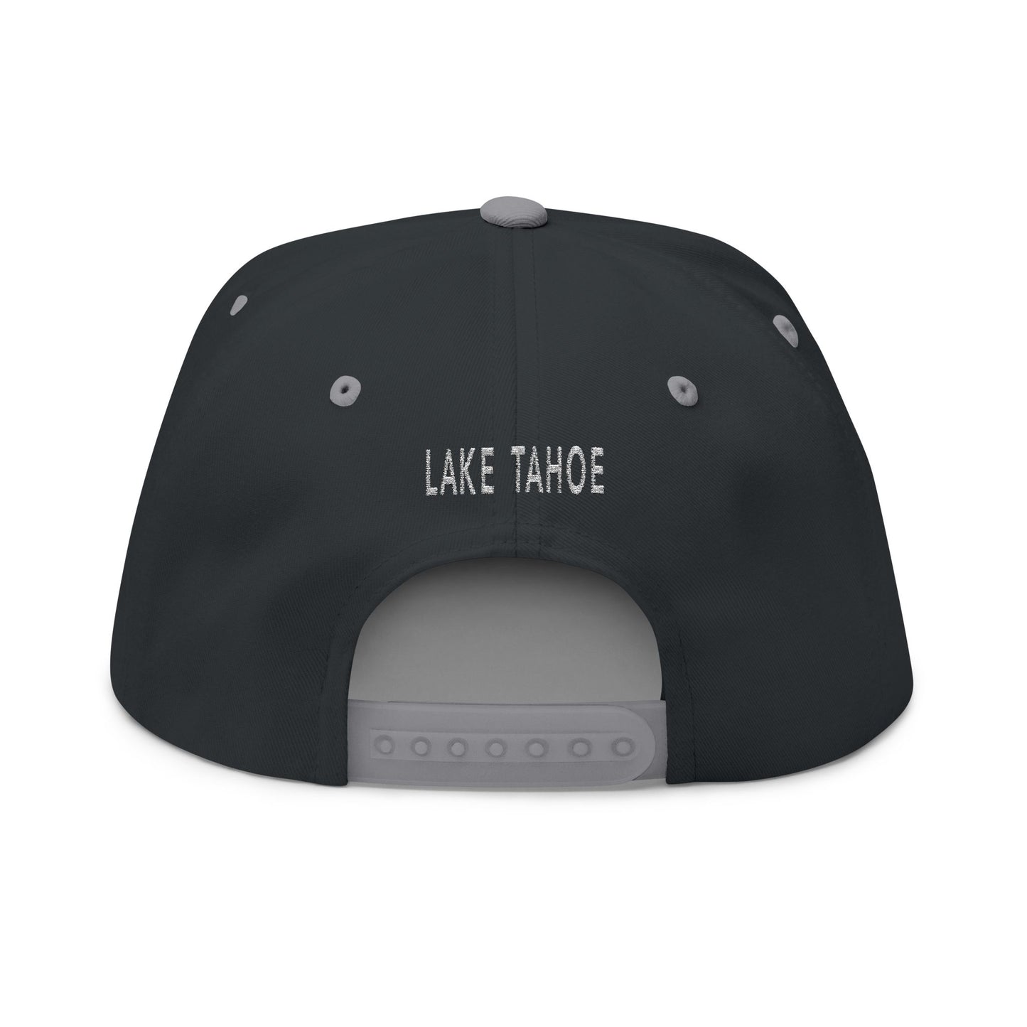 Heavenly Lake Tahoe Embroidered Flat Bill Cap - Stylish Outdoor Hat