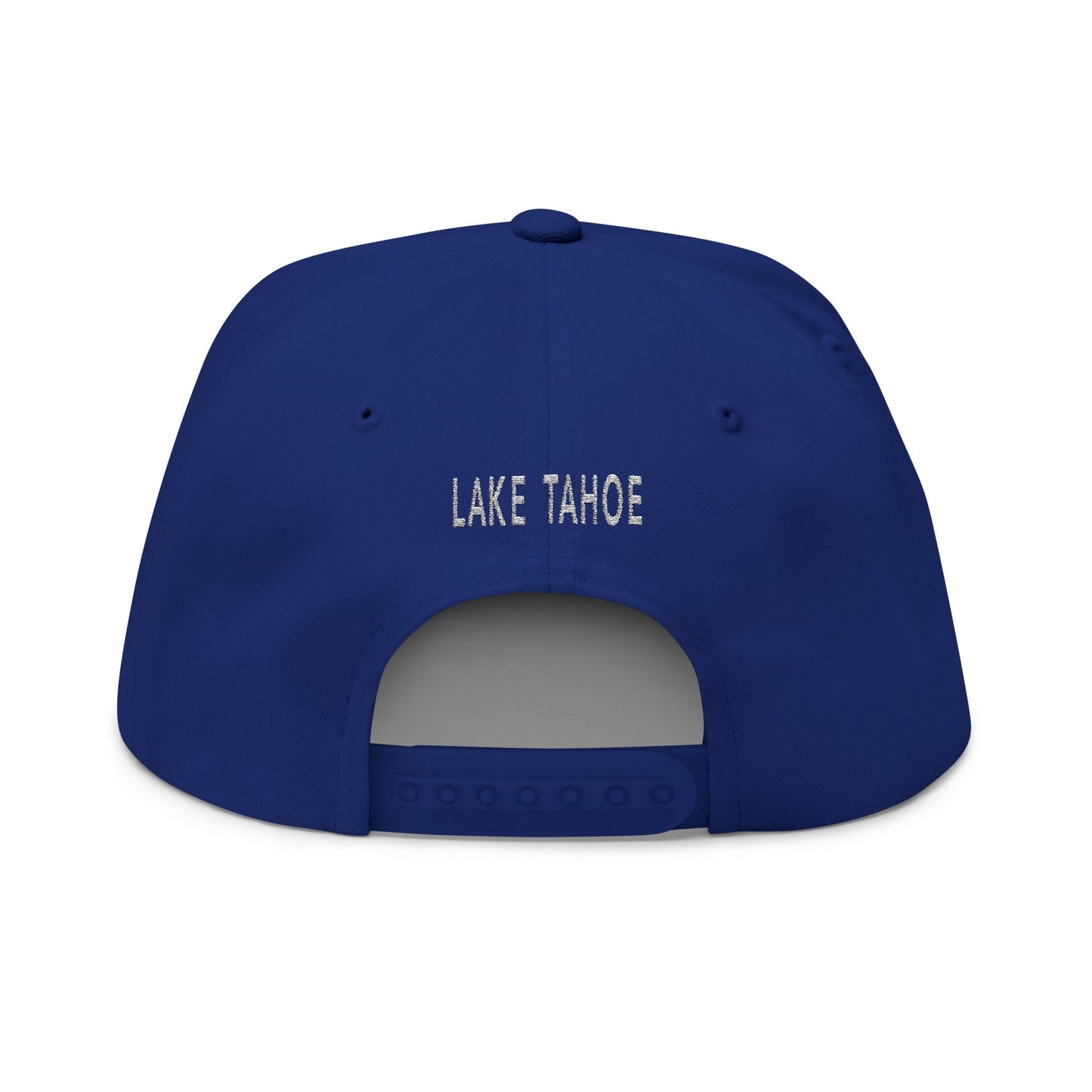 Heavenly Lake Tahoe Embroidered Flat Bill Cap - Stylish Outdoor Hat