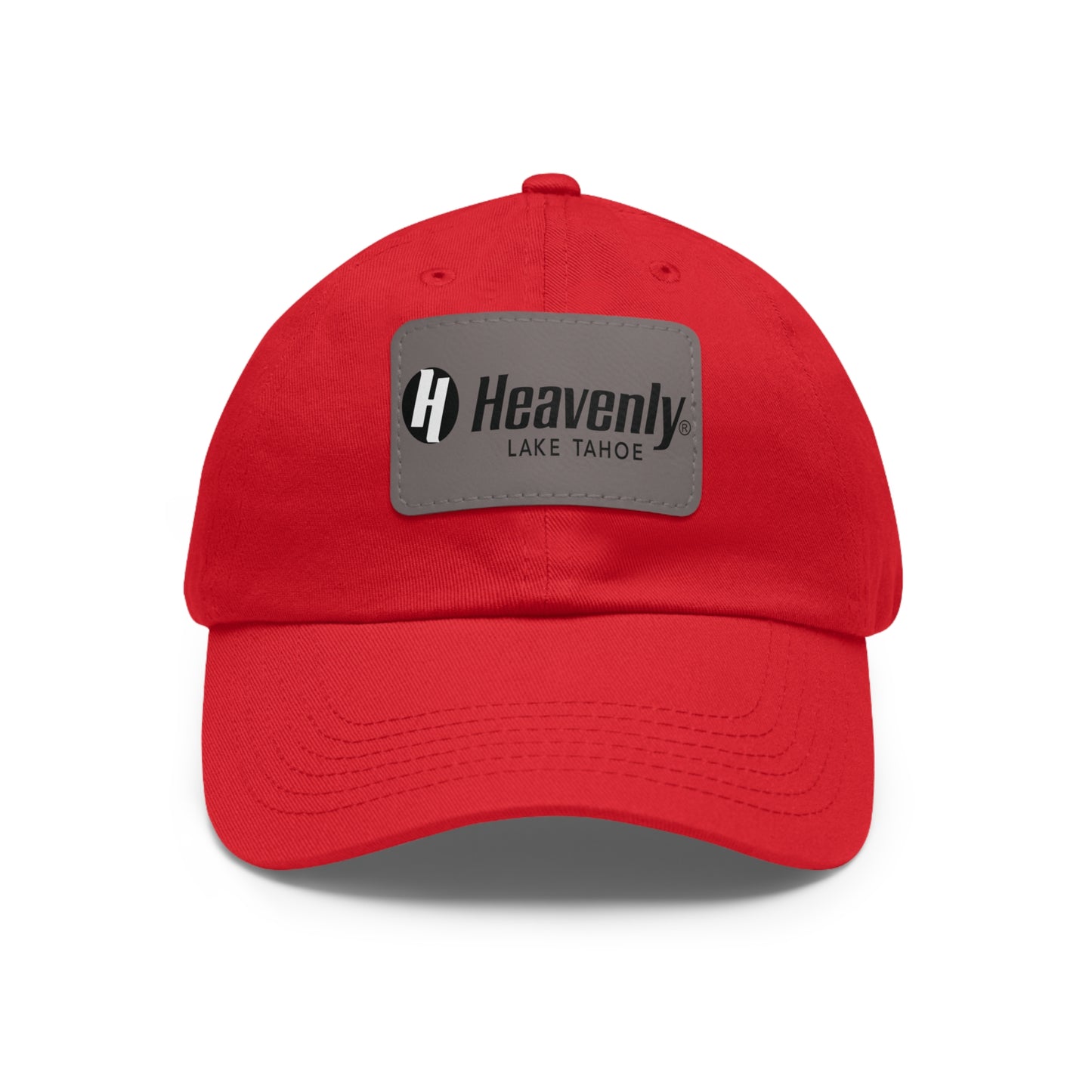 Heavenly Lake Tahoe Dad Hat with Leather Patch - Casual Style for Outdoor Lovers