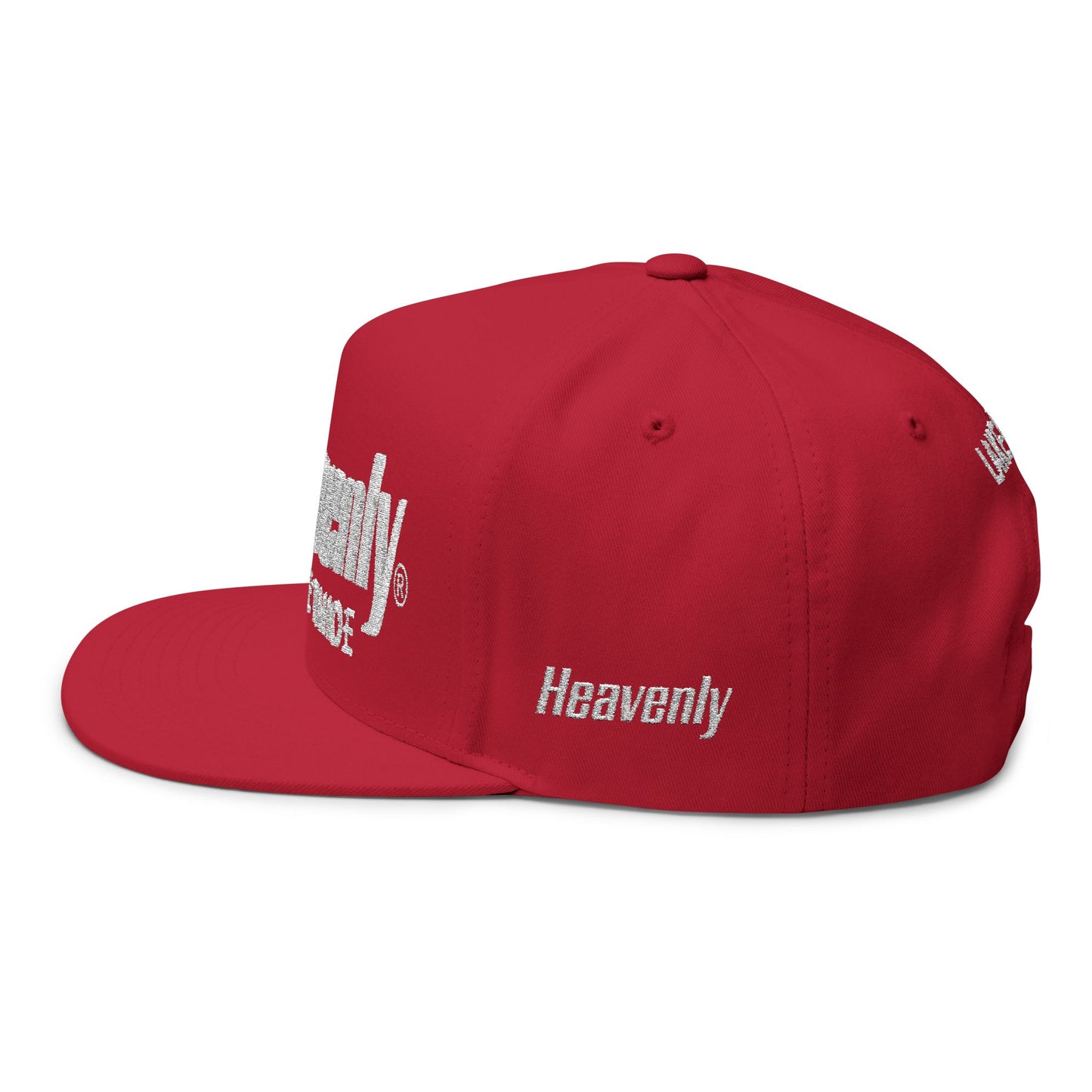 Heavenly Lake Tahoe Embroidered Flat Bill Cap - Stylish Outdoor Hat