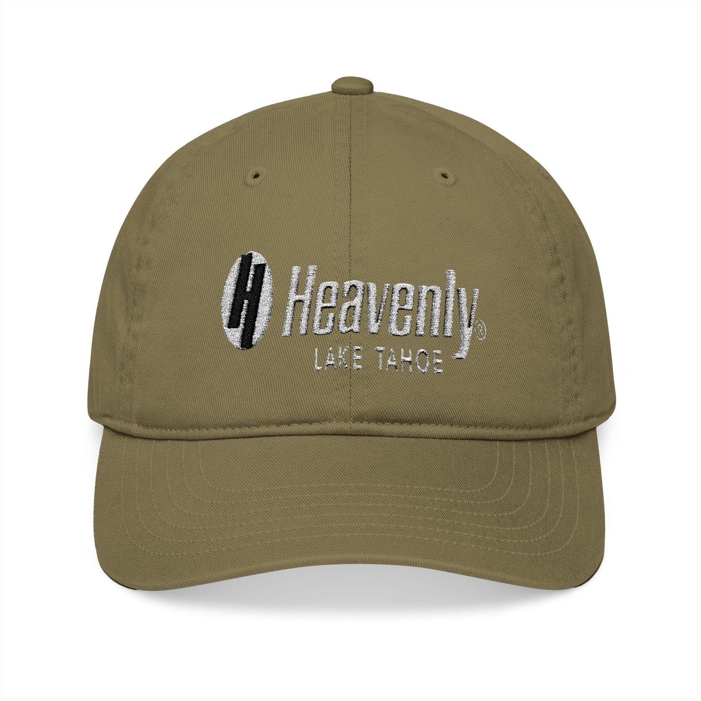 Embroidered Organic Baseball Cap - Heavenly Lake Tahoe
