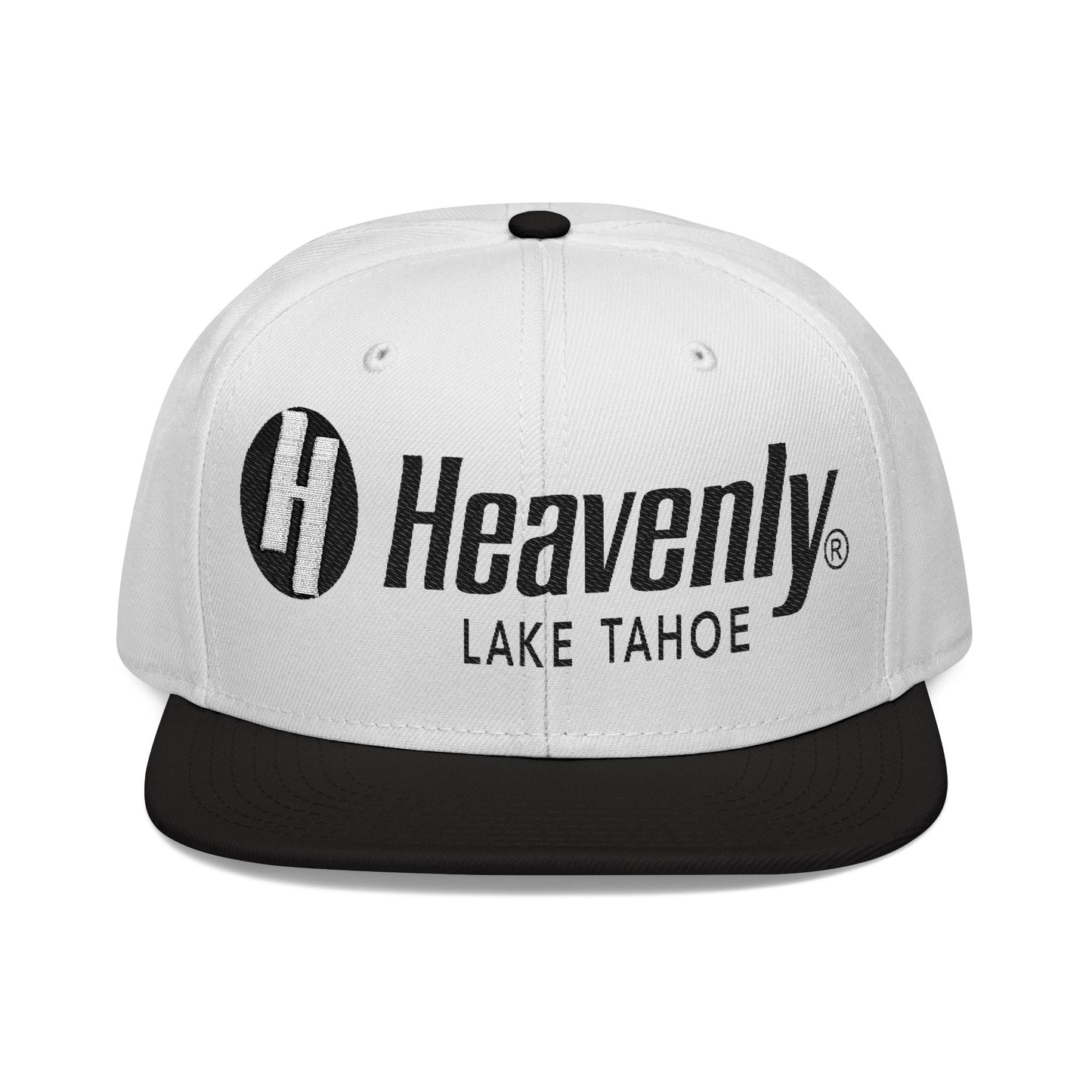 Heavenly Lake Tahoe Snapback Hat - Embroidered Cap for Outdoors and Adventures