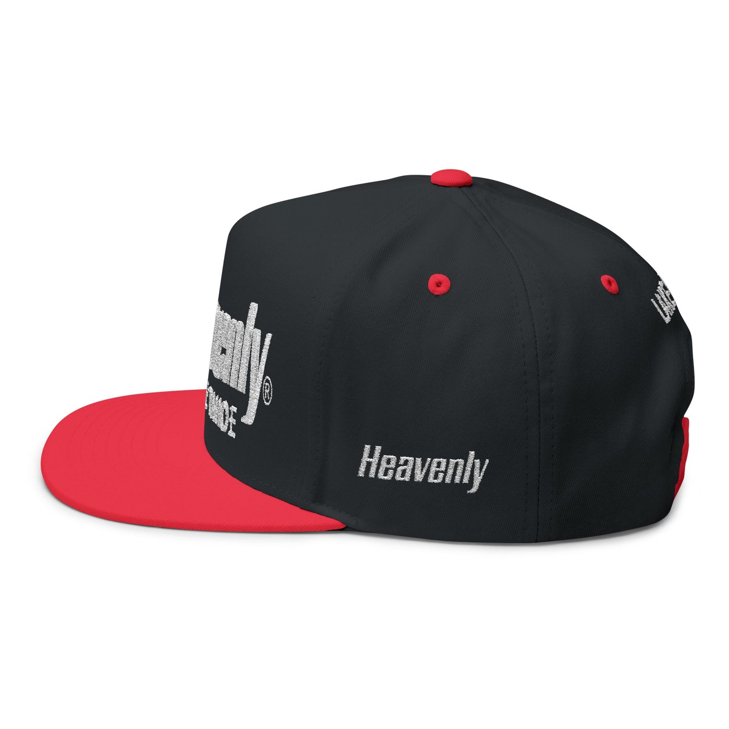 Heavenly Lake Tahoe Embroidered Flat Bill Cap - Stylish Outdoor Hat