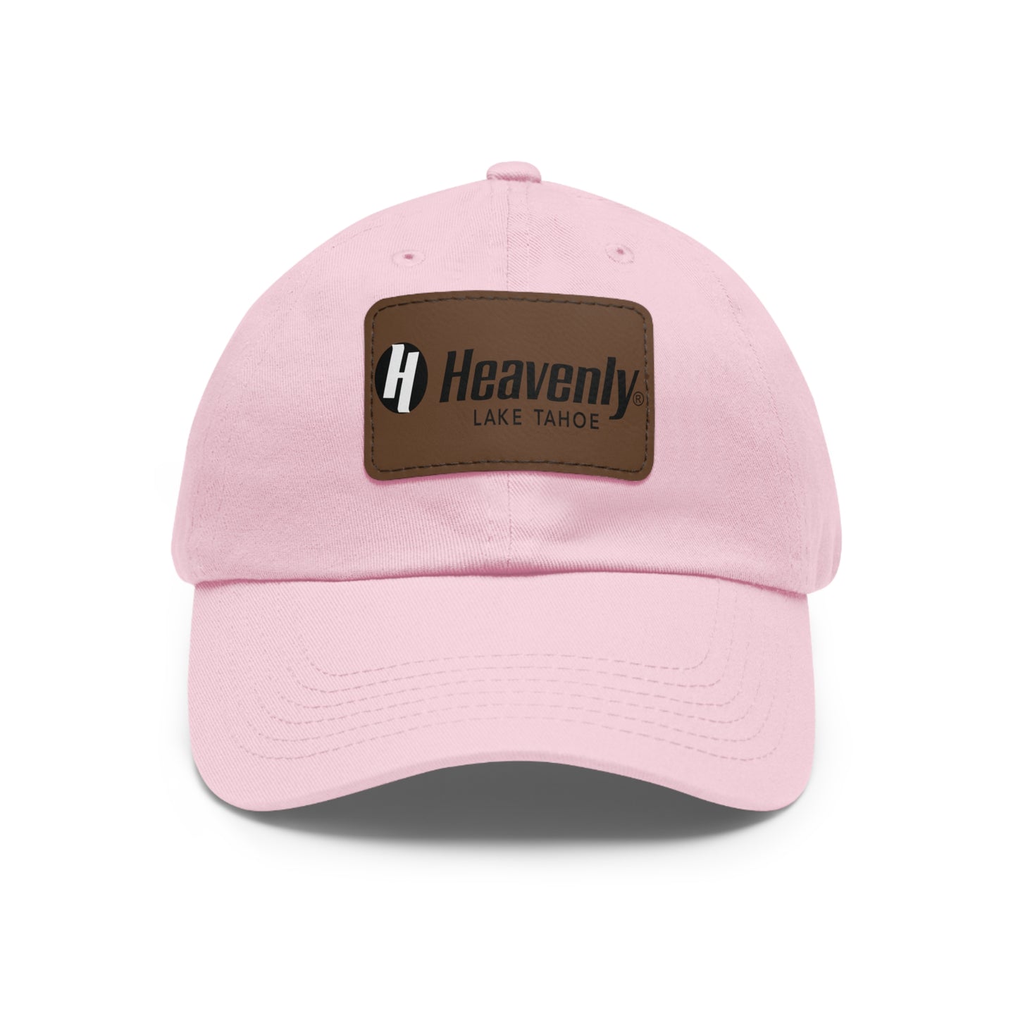 Heavenly Lake Tahoe Dad Hat with Leather Patch - Casual Style for Outdoor Lovers