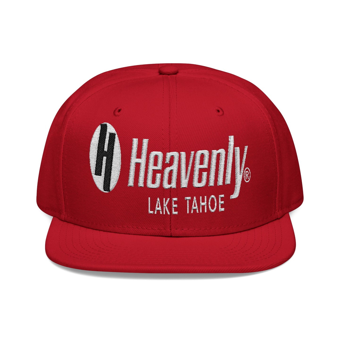 Heavenly Lake Tahoe Snapback Cap - Embroidered Adjustable Hat