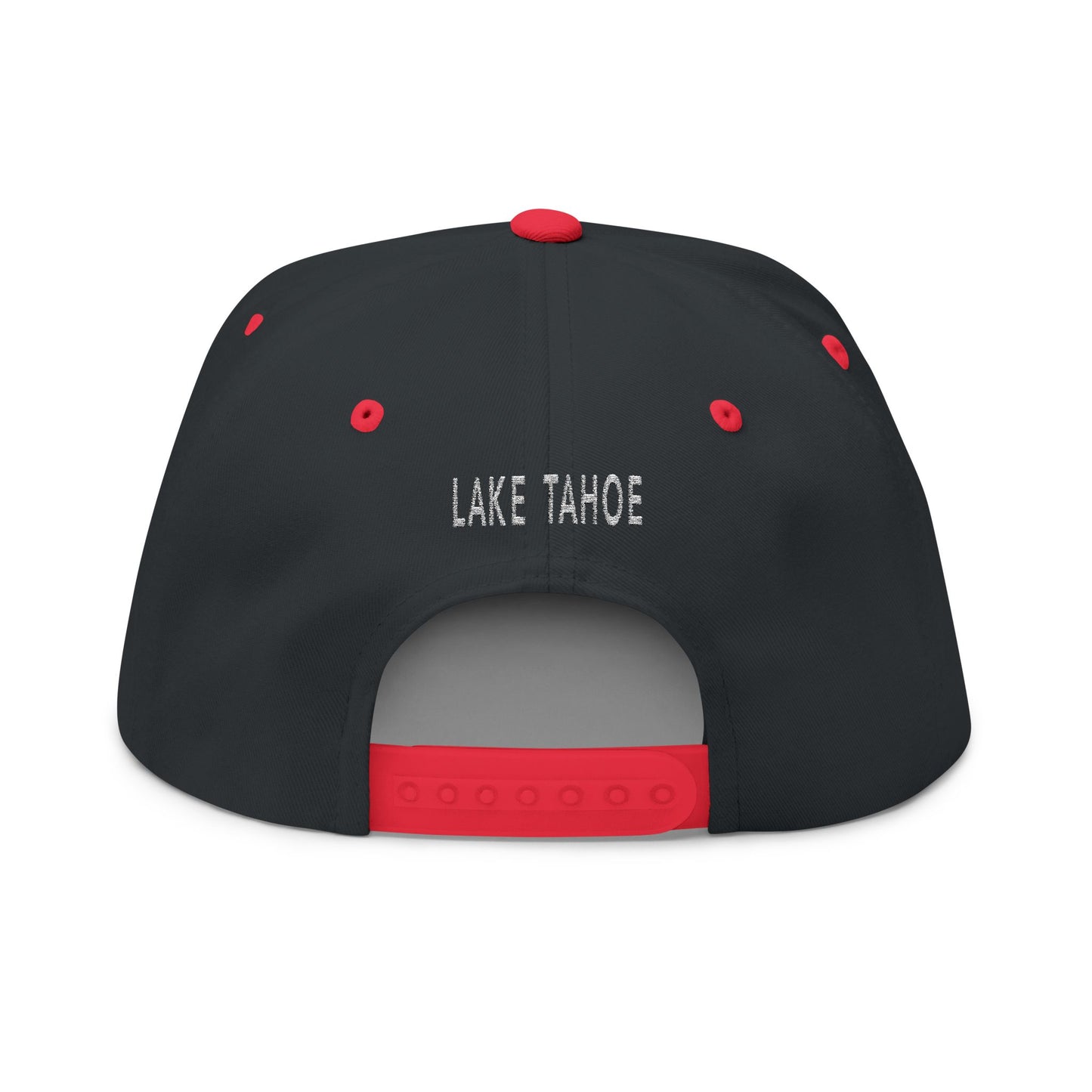 Heavenly Lake Tahoe Embroidered Flat Bill Cap - Stylish Outdoor Hat