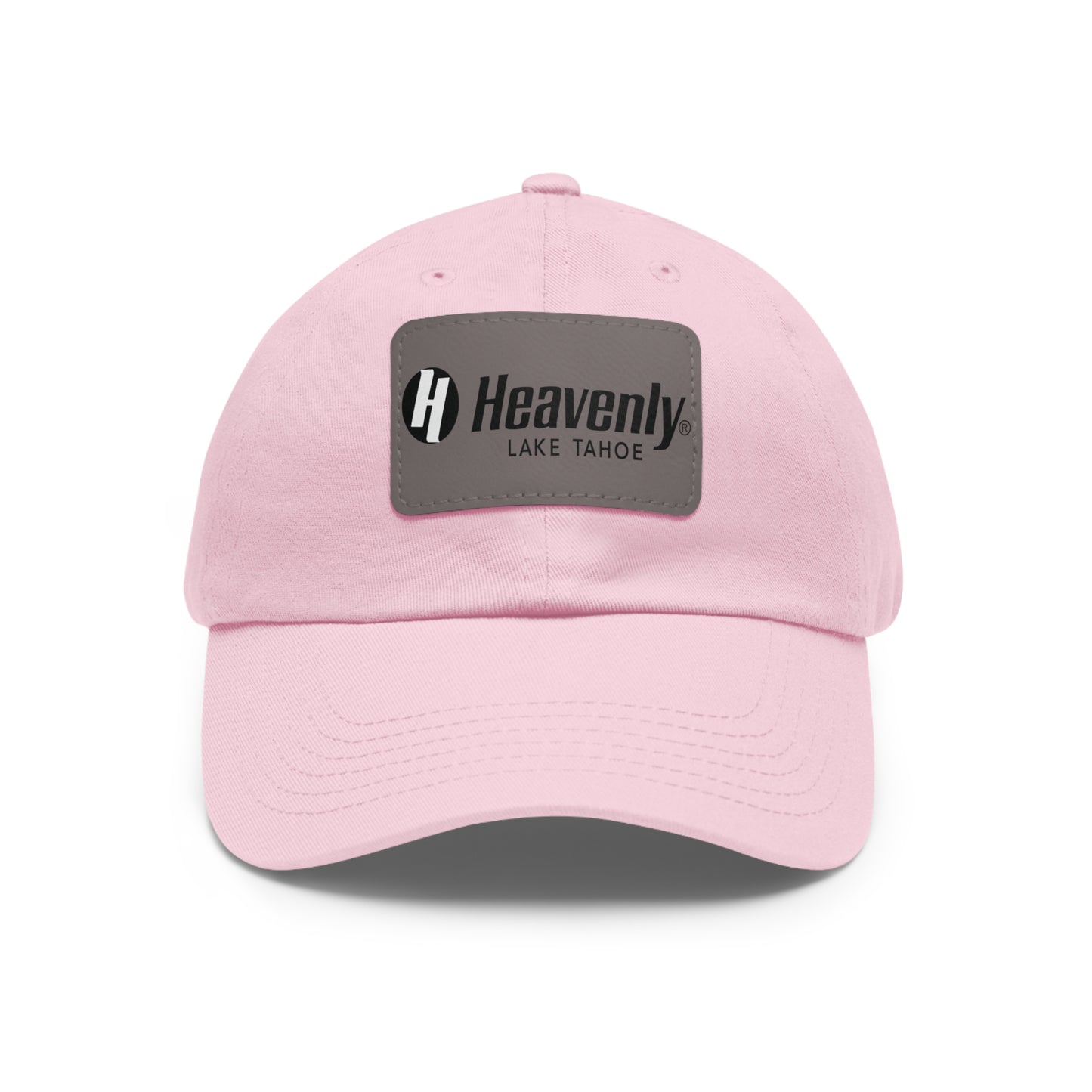 Heavenly Lake Tahoe Dad Hat with Leather Patch - Casual Style for Outdoor Lovers