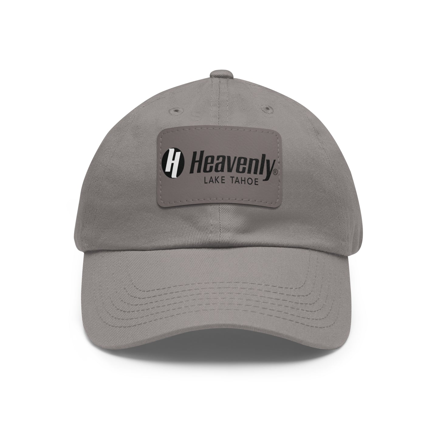 Heavenly Lake Tahoe Dad Hat with Leather Patch - Casual Style for Outdoor Lovers