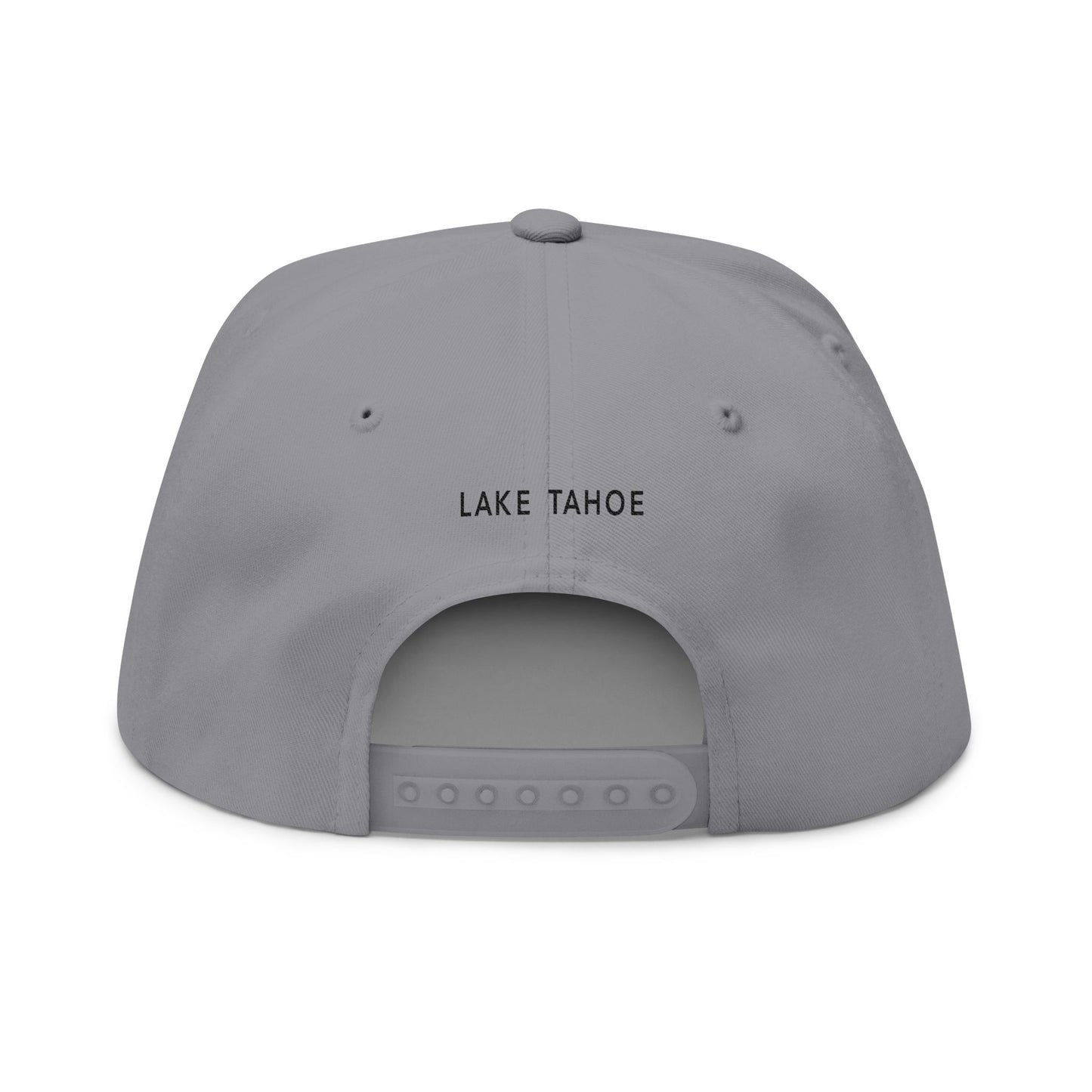 Heavenly Lake Tahoe Flat Bill Cap - Stylish Embroidered Snapback for Outdoor Adventures