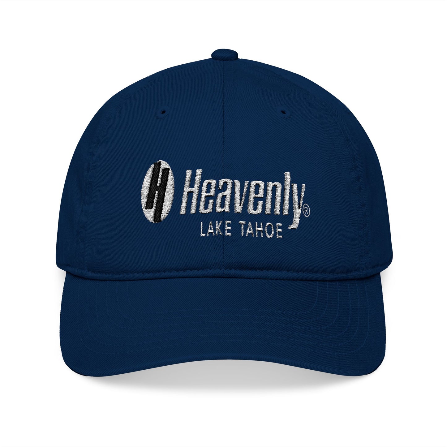 Embroidered Organic Baseball Cap - Heavenly Lake Tahoe