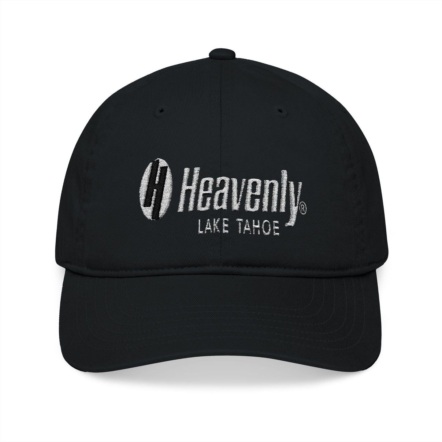 Embroidered Organic Baseball Cap - Heavenly Lake Tahoe