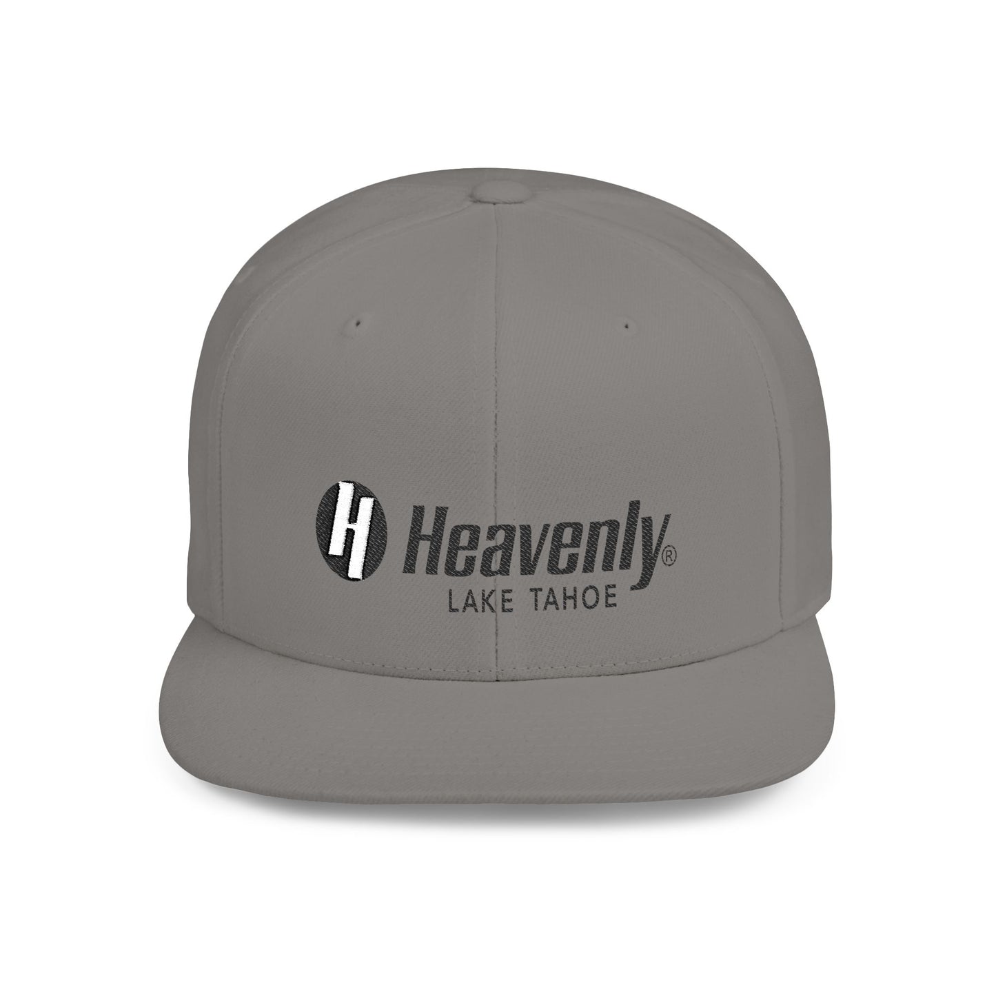 Heavenly Lake Tahoe Flat Bill Snapback Cap - Stylish Outdoor Headwear