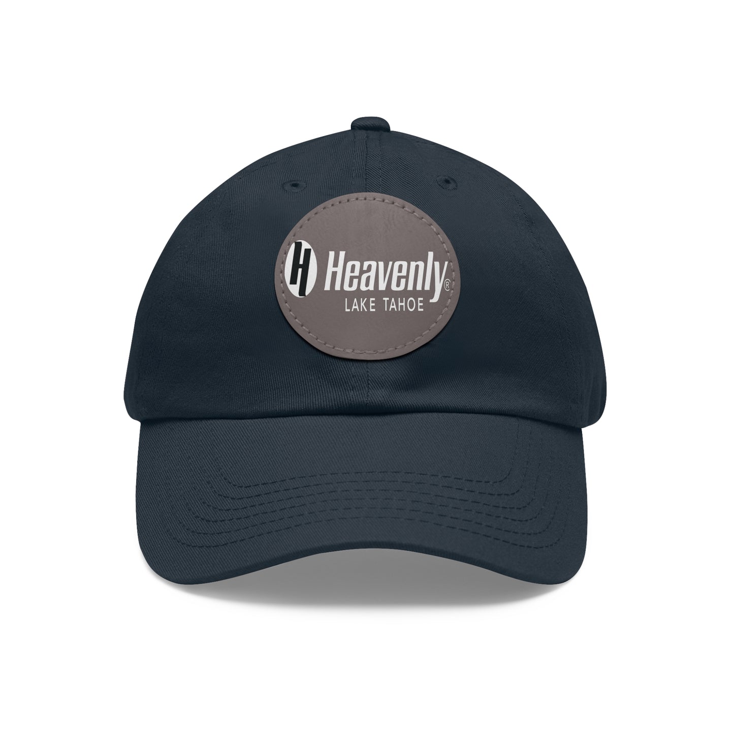Heavenly Lake Tahoe Dad Hat with Leather Patch