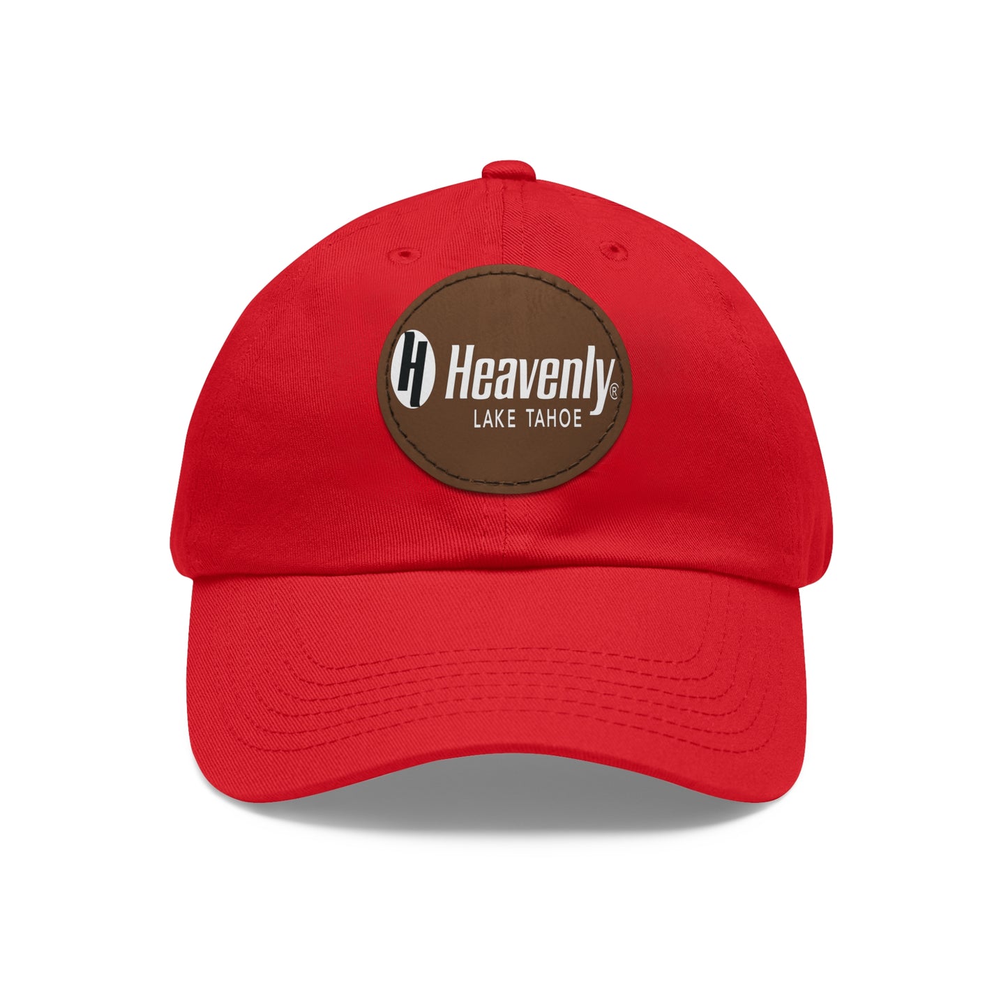 Heavenly Lake Tahoe Dad Hat with Leather Patch