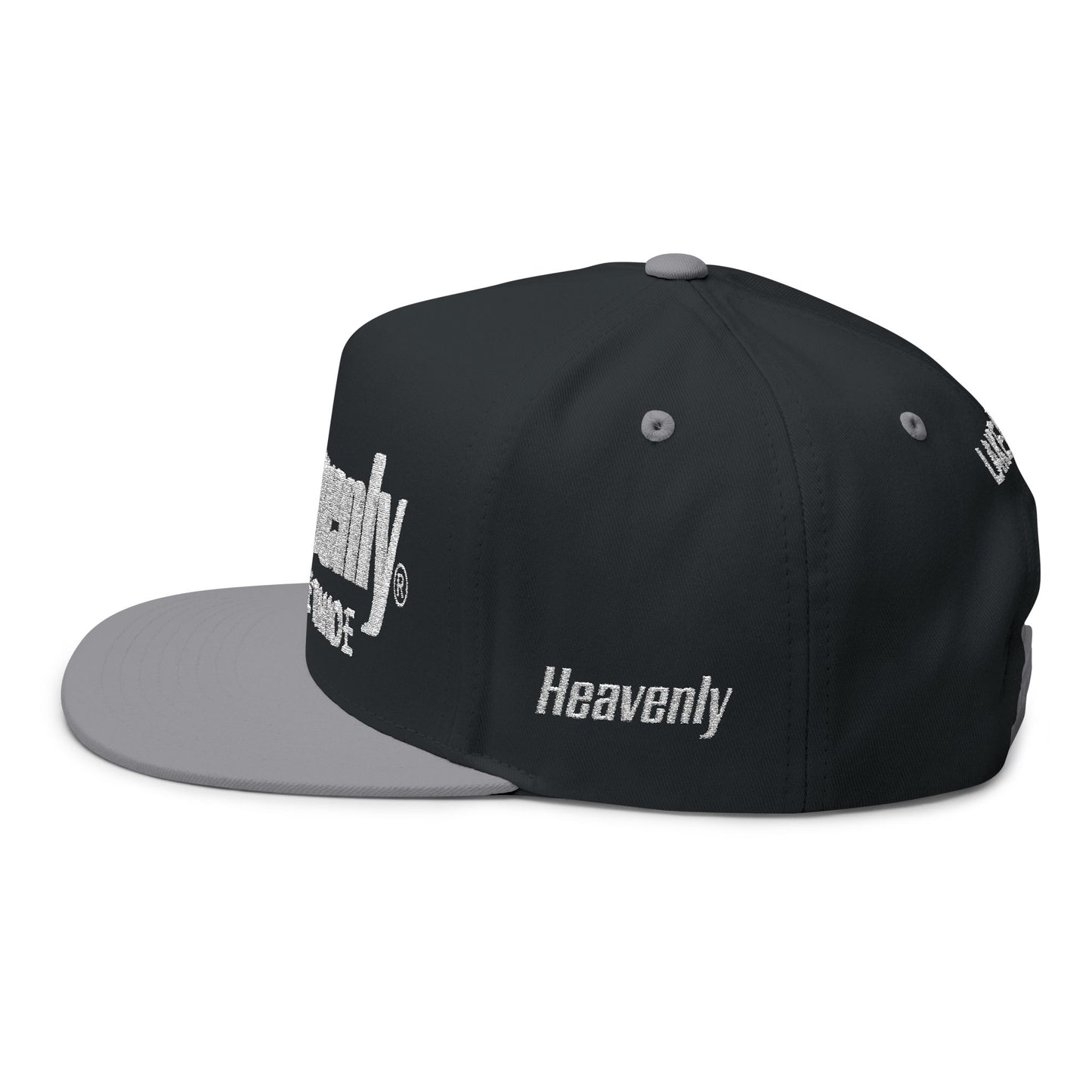 Heavenly Lake Tahoe Embroidered Flat Bill Cap - Stylish Outdoor Hat
