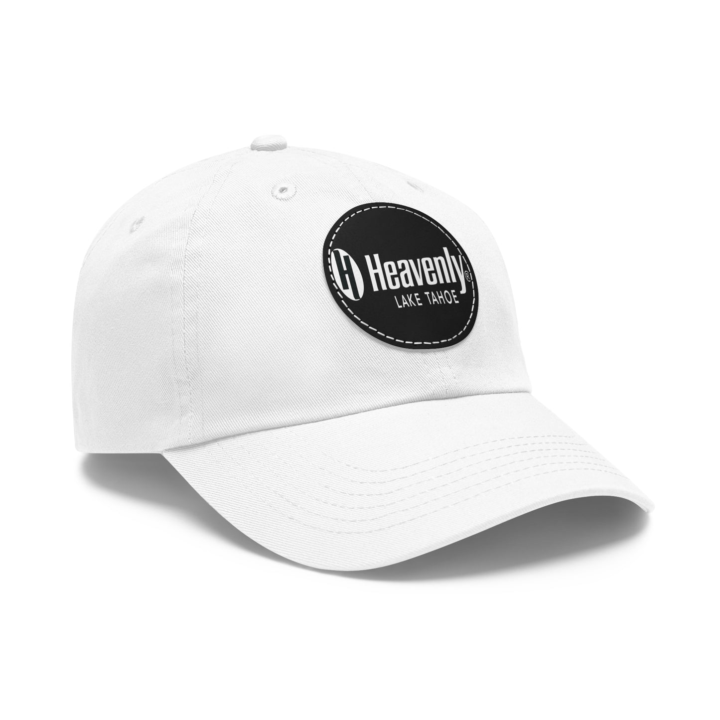Heavenly Lake Tahoe Dad Hat with Leather Patch