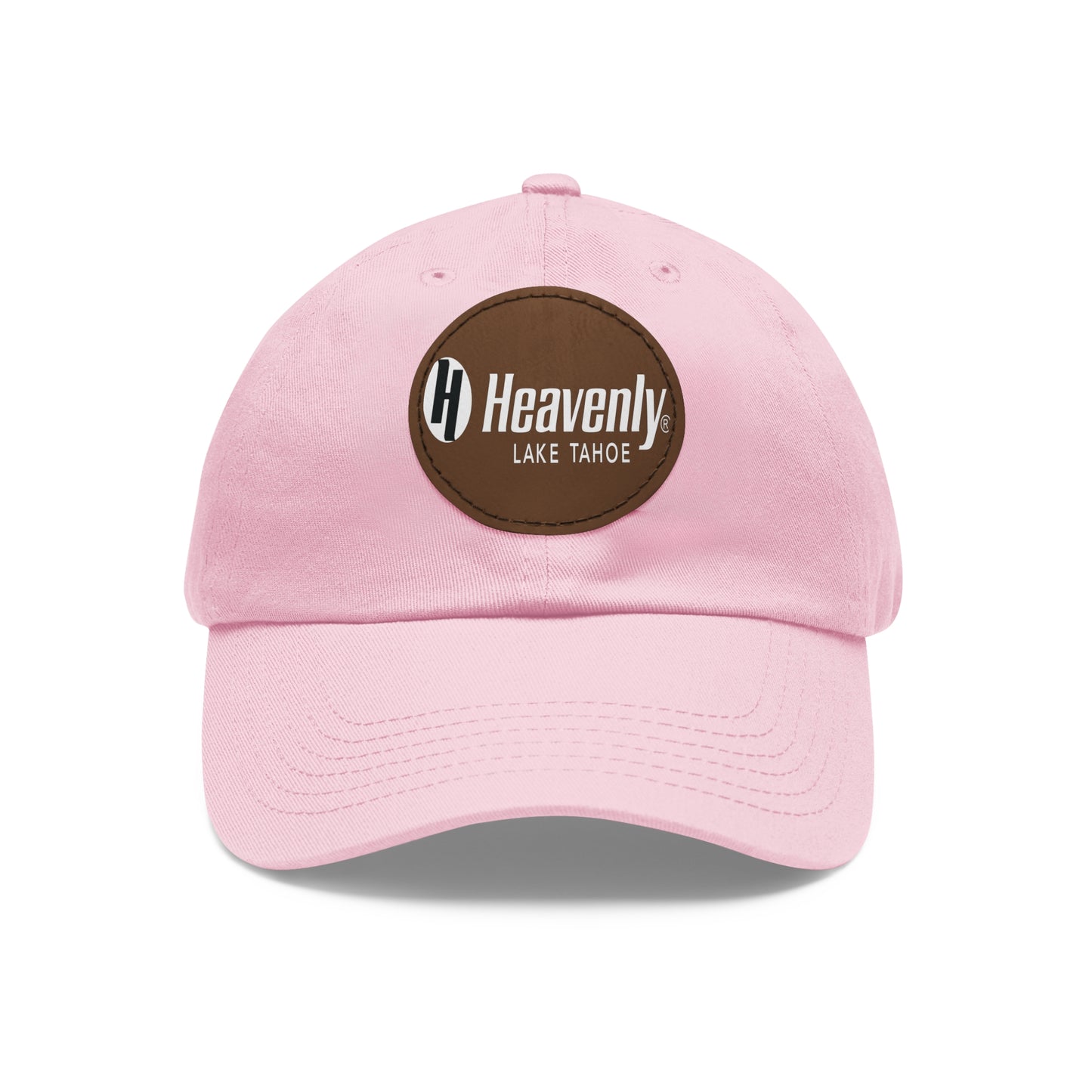 Heavenly Lake Tahoe Dad Hat with Leather Patch