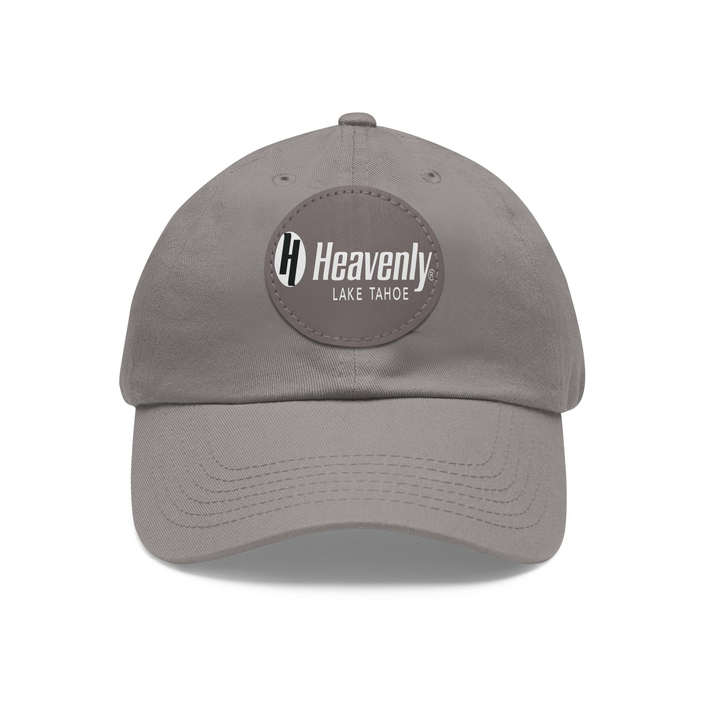 Heavenly Lake Tahoe Dad Hat with Leather Patch