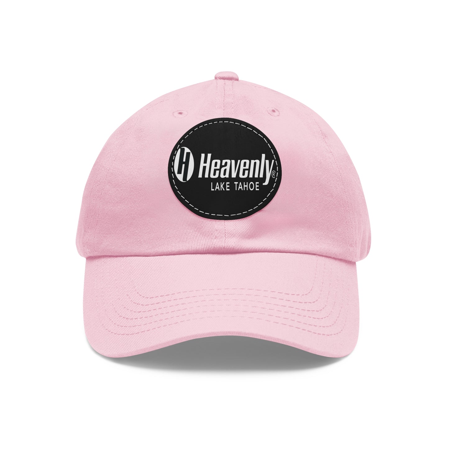 Heavenly Lake Tahoe Dad Hat with Leather Patch