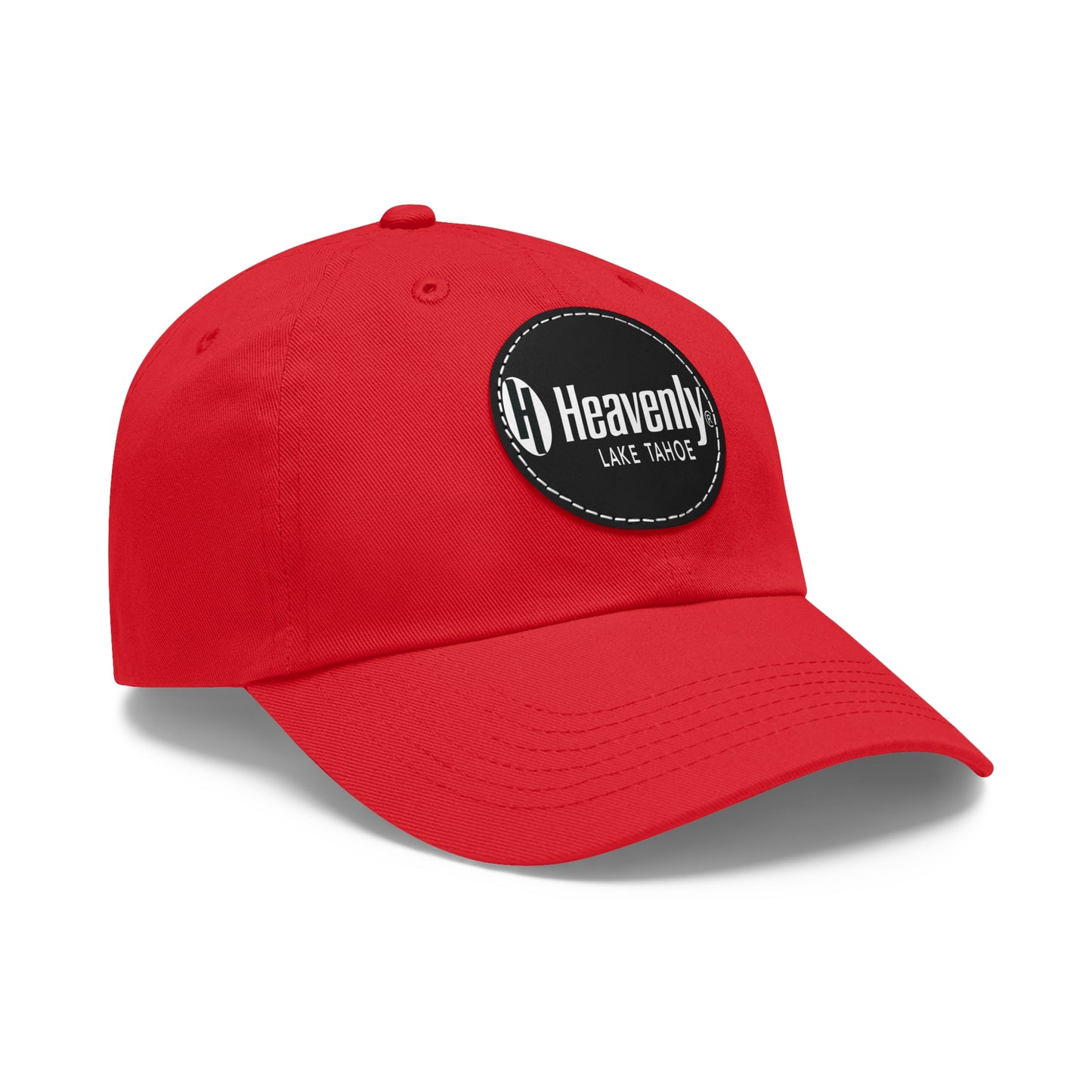Heavenly Lake Tahoe Dad Hat with Leather Patch