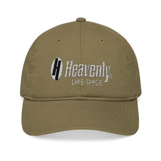 Embroidered Organic Baseball Cap - Heavenly Lake Tahoe