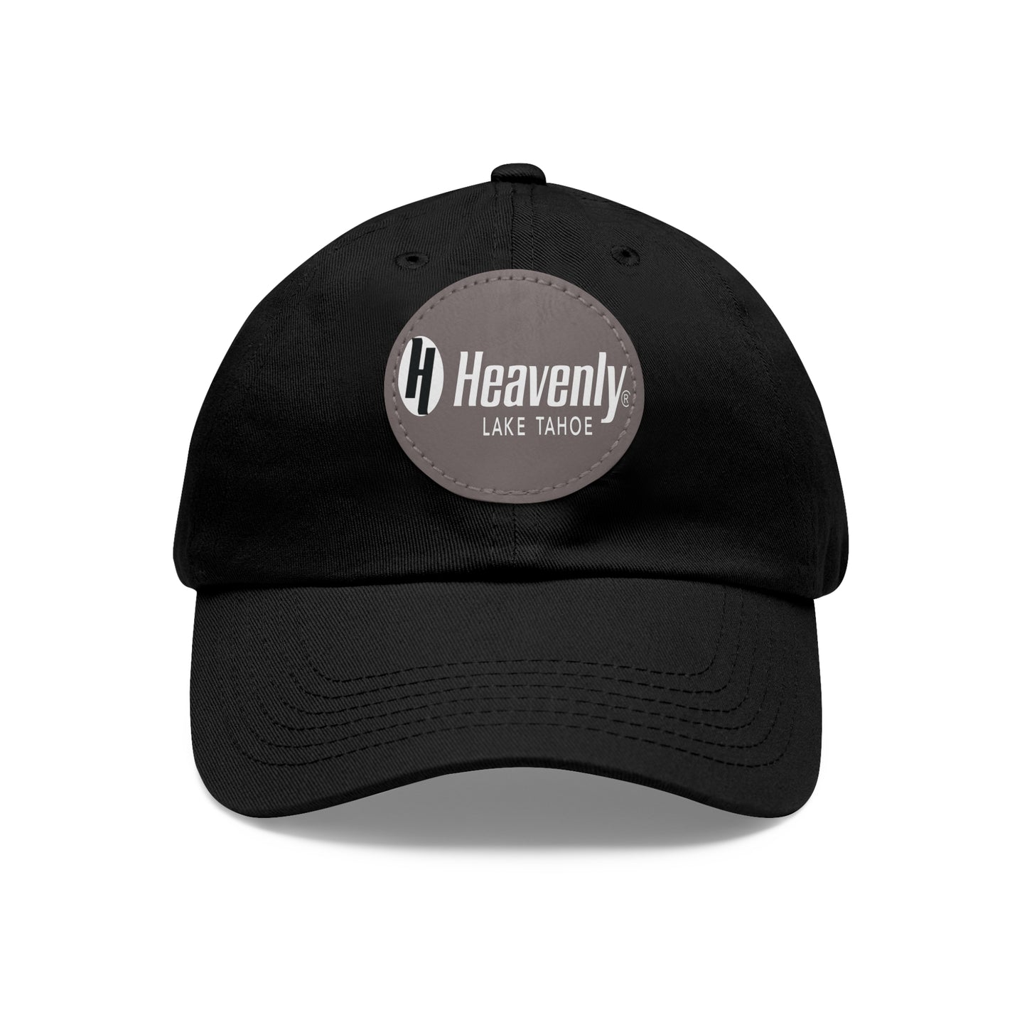 Heavenly Lake Tahoe Dad Hat with Leather Patch