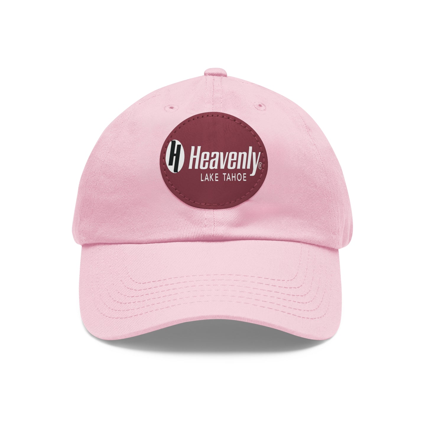 Heavenly Lake Tahoe Dad Hat with Leather Patch