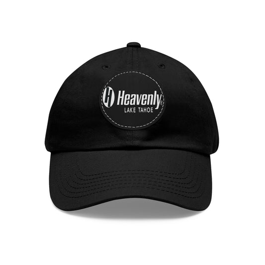 Heavenly Lake Tahoe Dad Hat with Leather Patch