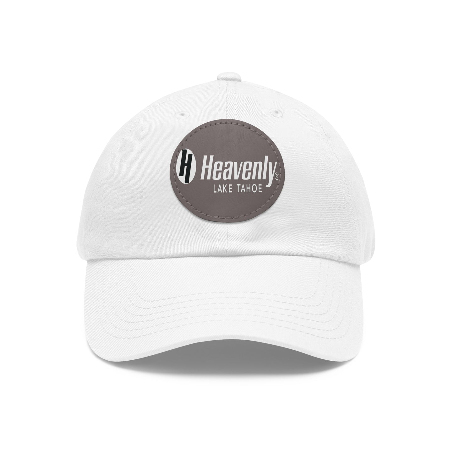 Heavenly Lake Tahoe Dad Hat with Leather Patch