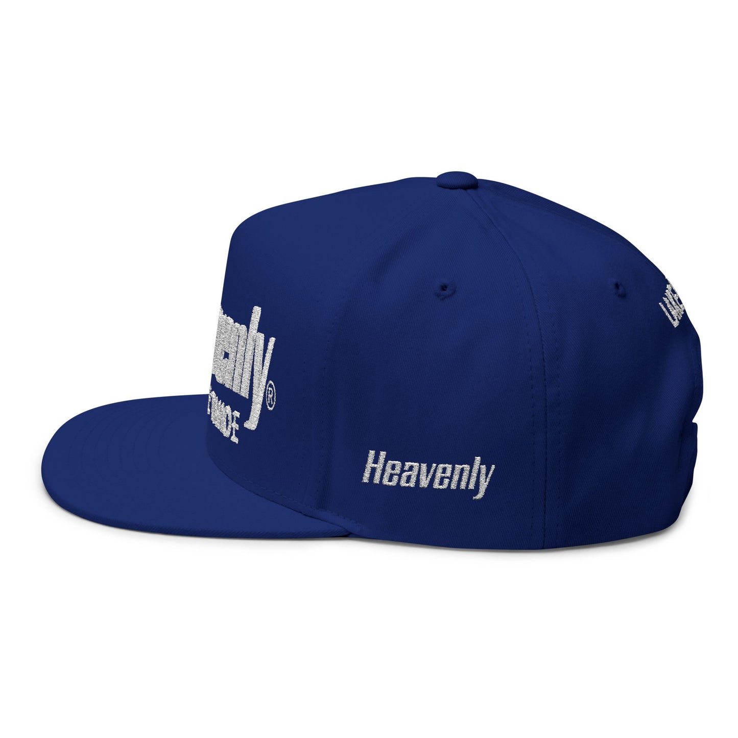 Heavenly Lake Tahoe Embroidered Flat Bill Cap - Stylish Outdoor Hat