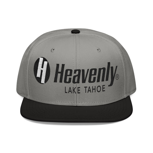 Heavenly Lake Tahoe Snapback Hat - Embroidered Cap for Outdoors and Adventures