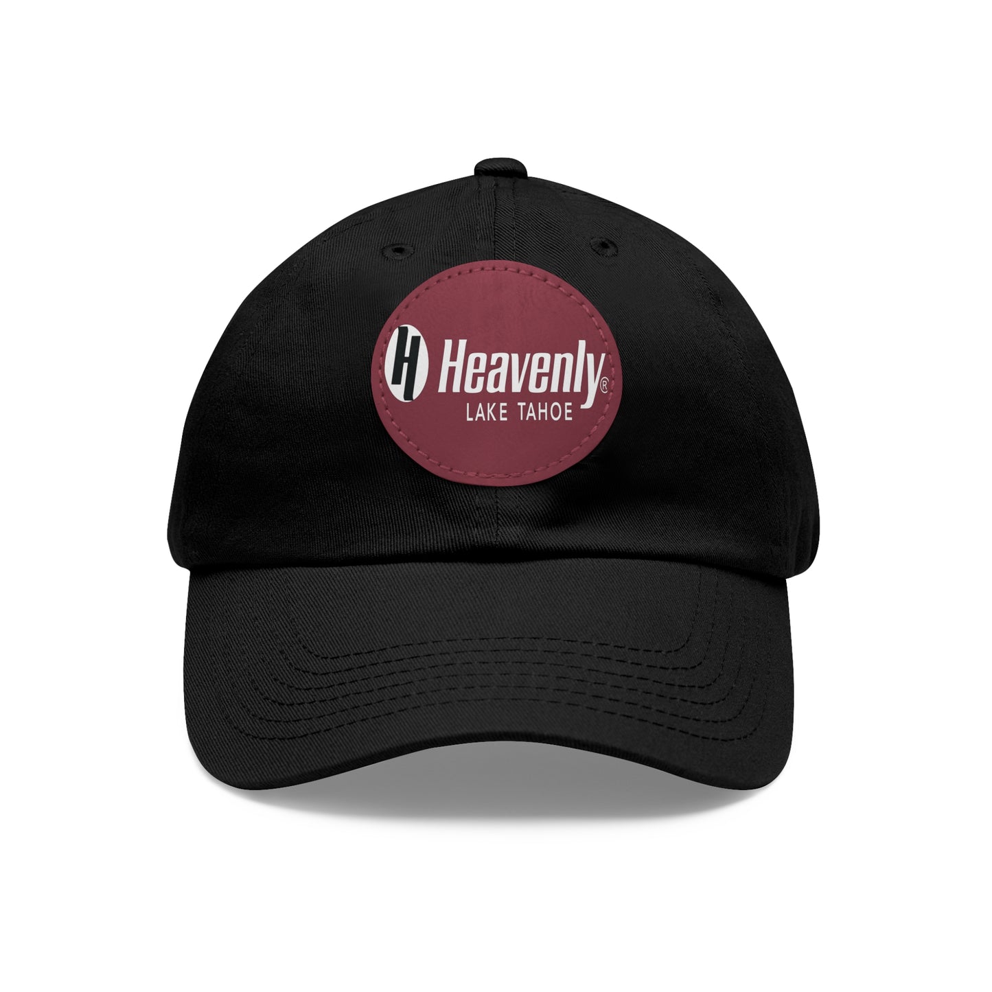 Heavenly Lake Tahoe Dad Hat with Leather Patch