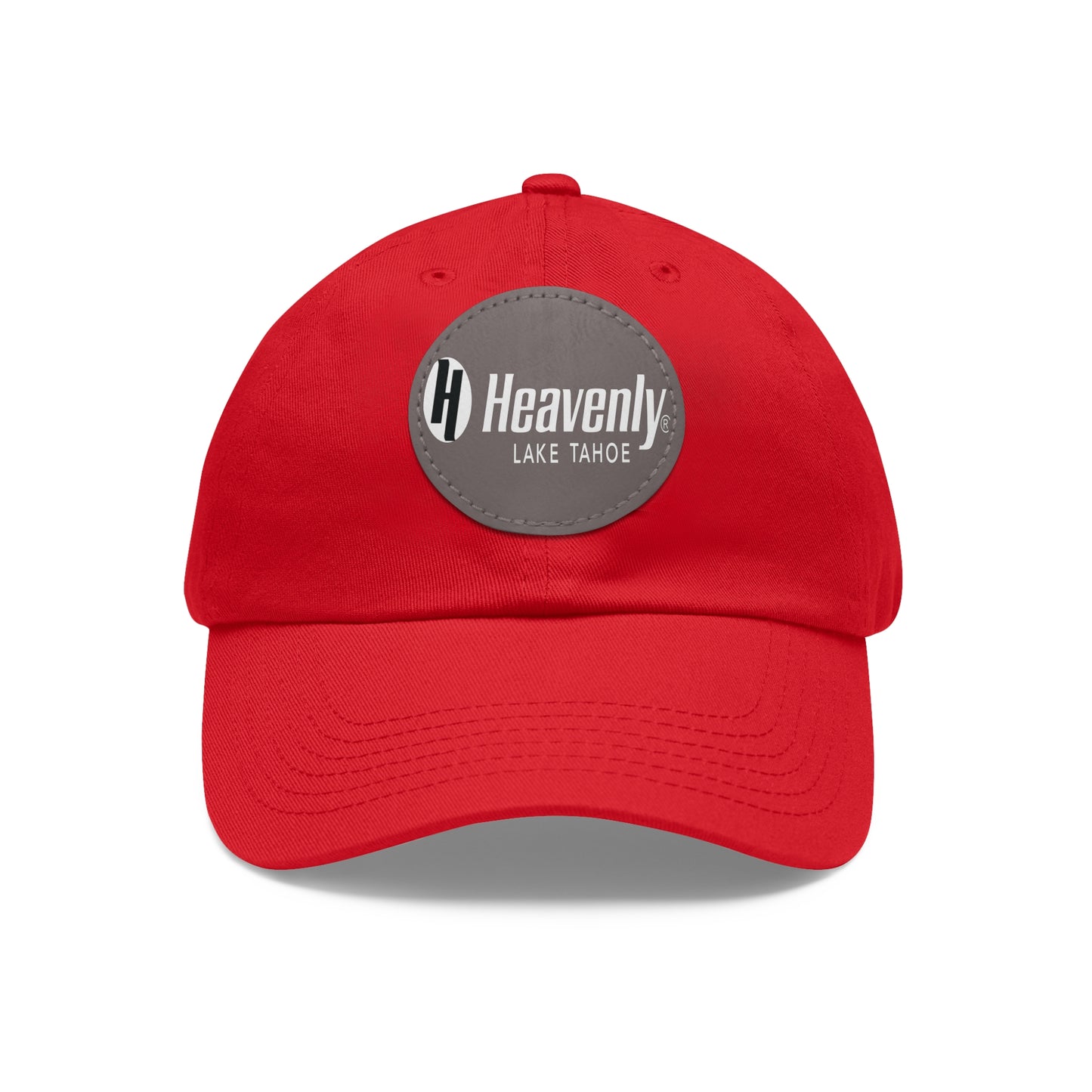 Heavenly Lake Tahoe Dad Hat with Leather Patch