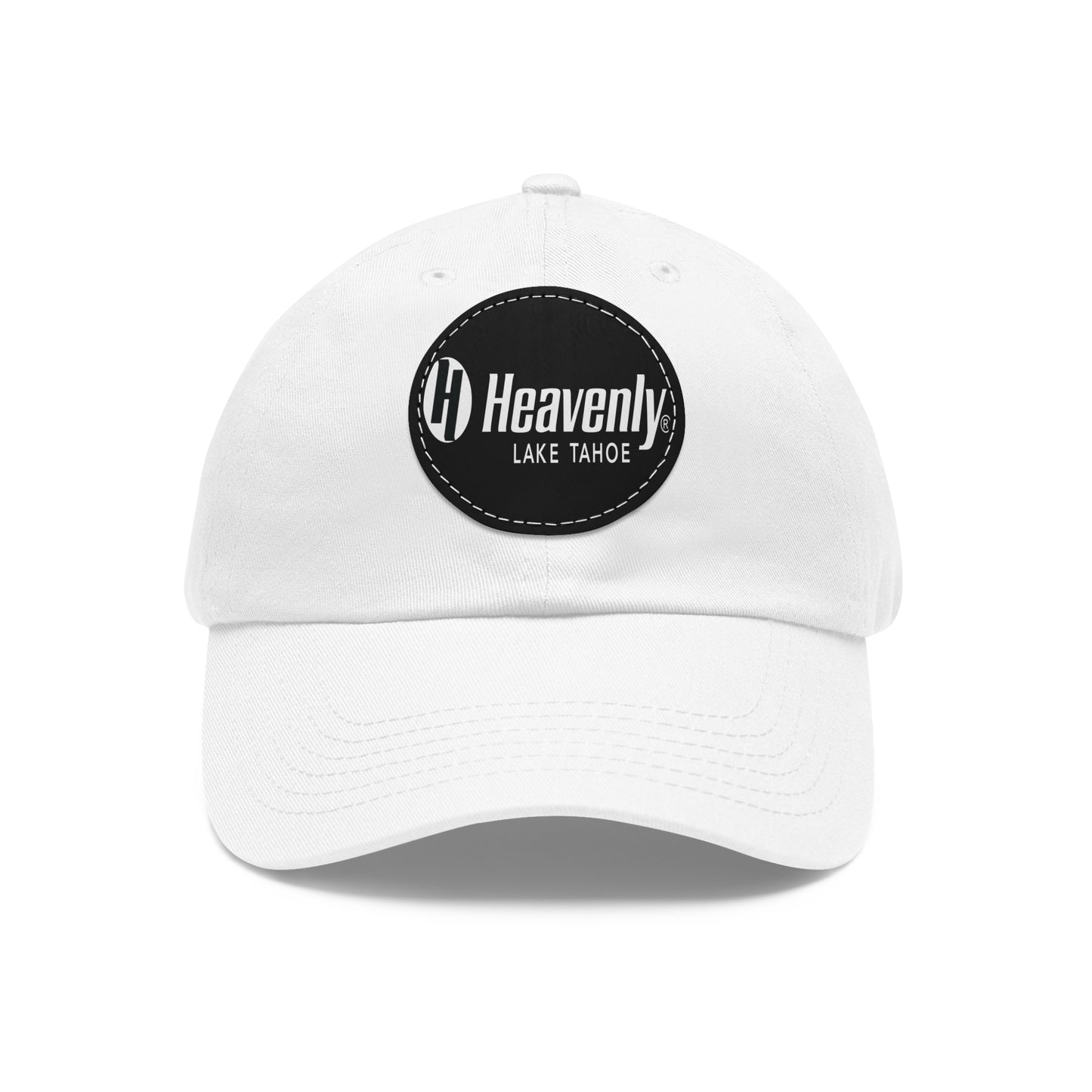 Heavenly Lake Tahoe Dad Hat with Leather Patch