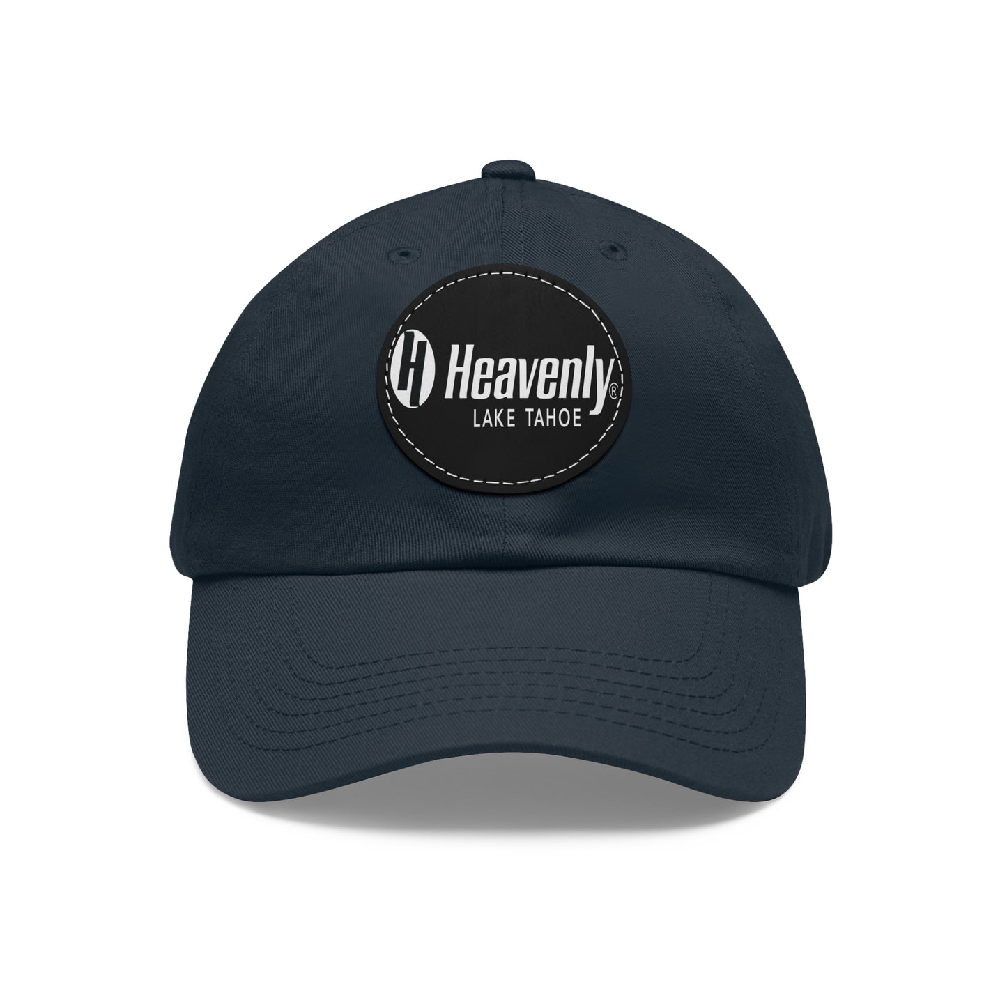 Heavenly Lake Tahoe Dad Hat with Leather Patch