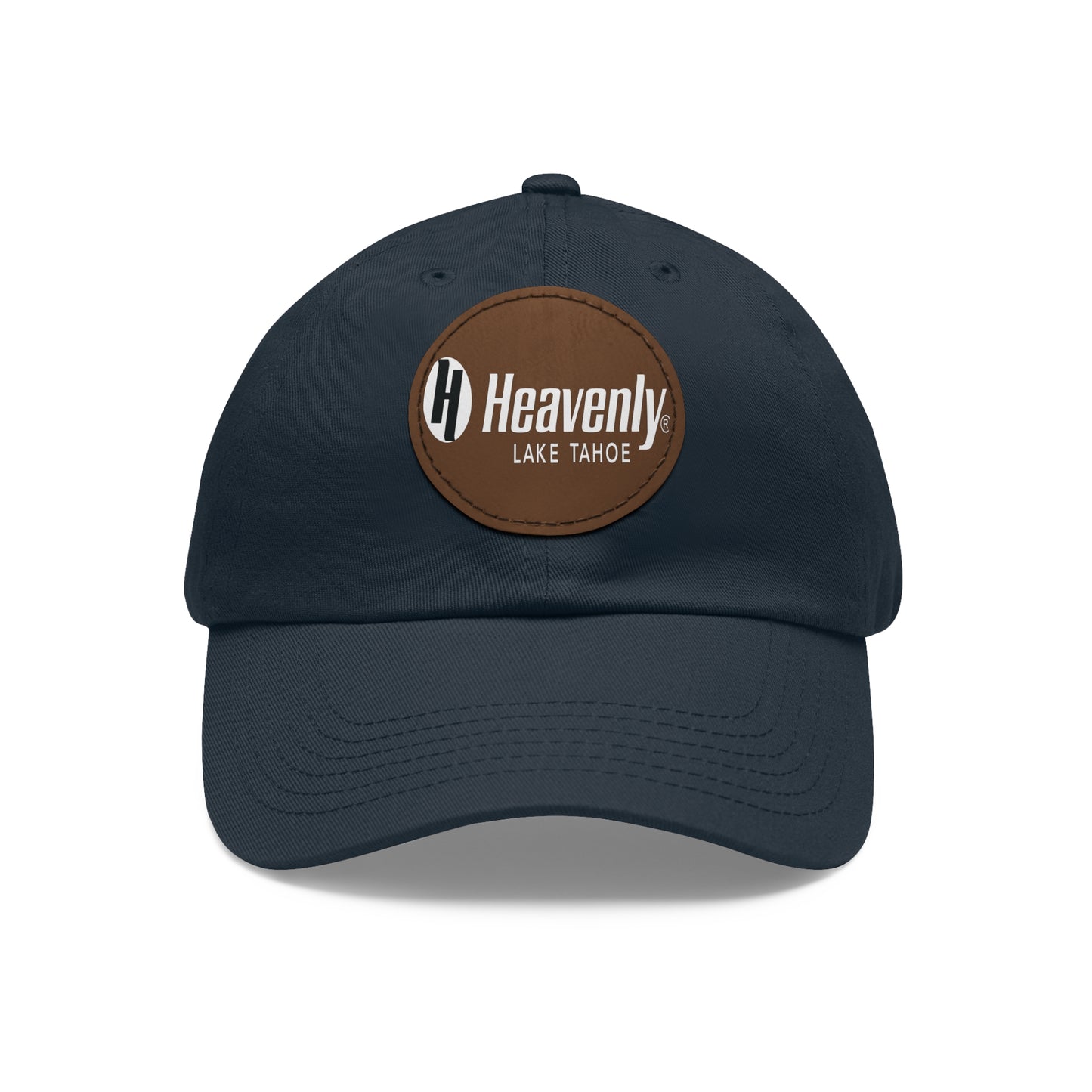 Heavenly Lake Tahoe Dad Hat with Leather Patch