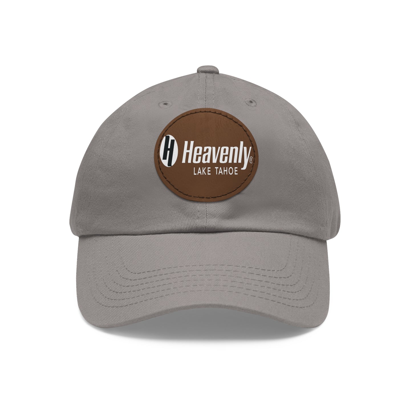 Heavenly Lake Tahoe Dad Hat with Leather Patch